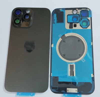 FixHub iPhone 16 Pro Max BACK PANEL COMPATIBLE Back Panel(BLACK)