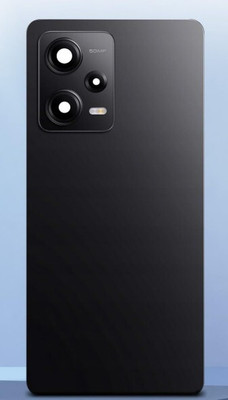 imbi Xiaomi Redmi Note 12 Pro 5G With Camera Glass Mobile Phone Panel Back Panel(Black)
