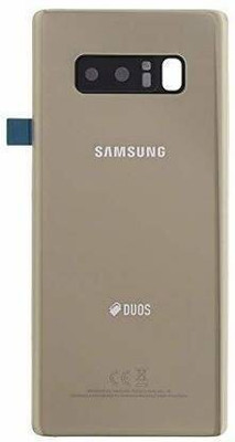 SRaccessories SAMSUNG NOTE 8 with camera lances [glass] Back Panel(gold)