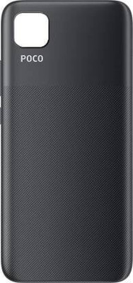 SRaccessories POCO C3 (with Proper Logo) Back Panel(BLACK)