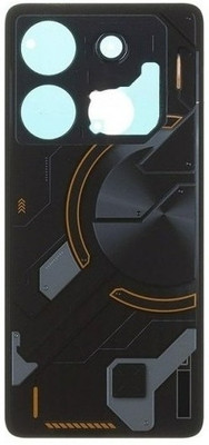SRaccessories Infinix GT 10 Pro Back Panel(Cyber Black)