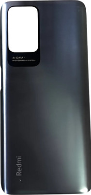 Shkiyo Redmi Mi 10 Prime Back Panel(Black)