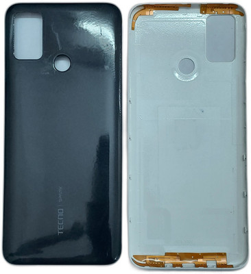 Spares4ever Tecno Spark 6 Air KE6 Black Replacement Back Panel(Black)
