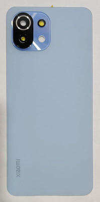 Kraze4blaze Xiaomi Mi 11 Lite (Best Quality)(With Camera Lens)(With Proper Logo) Back Panel(Blue)