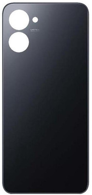 Kraze4blaze Realme V20 (With Proper Logo) Back Panel(Black)