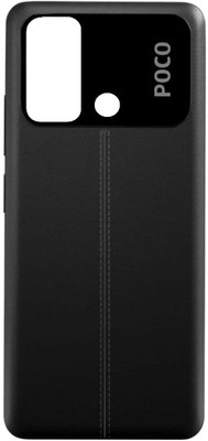 Sandreezz Xiaomi Poco C55 (With Side Volume & Power Buttons) (with Proper Logo) Back Panel(Power Black)