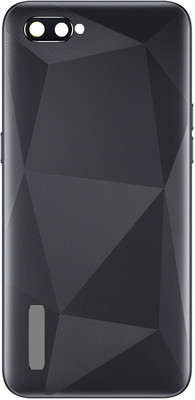 Kraze4blaze Realme C2 (RMX1943) (With Proper Logo) Back Panel(Diamond Black)