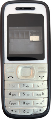 imbi Nokia 1200 Single Sim Front Back and Middle Body With Keypad Full Panel(Black)