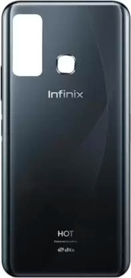 Purplesavvy Infinix hot 9 play Back Panel(Midnight Black)