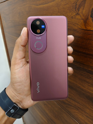 VALIDi VALIDi Vivo V50(Glass) With Camera Lens Back Panel(Rose Red)