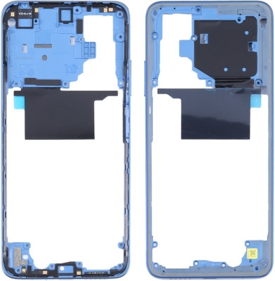 Purplesavvy POCO M4 Pro ( 4G ) Middle Ring + Side Volume Buttons Back Panel(Blue)