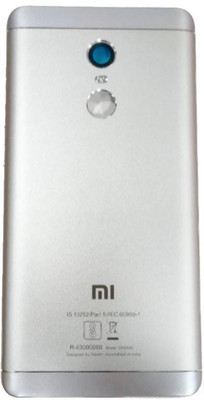Sandreezz Xiaomi Redmi Note 4 (with Proper Logo) Back Panel(Silver)