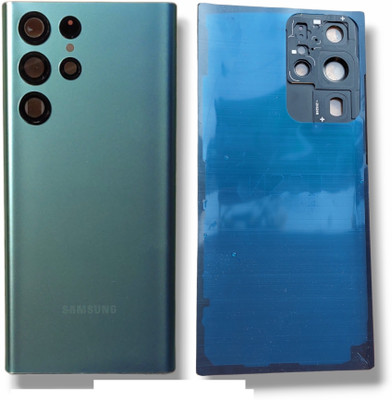AL BAARI STORE Samsung S22 ultra with camera lens attached Back Panel(Green)