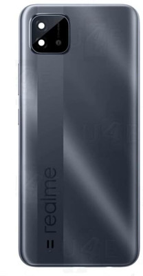 AAA Spares For Realme C20 Back Glass Back Panel(Black)