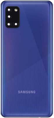 SPAREWARE Samsung Samsung Galaxy A31 : Blue (WITH ALL BRAND LOGO & CAMERA GLASS LENS FITTING) Back Panel(Blue)