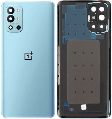 Unique4Ever OnePlus 9R (GLASS) With Camera Ring Lens Back Panel(Lake Blue)