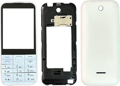 imbi Nokia 225 Single Sim Front Back and Middle Body With Keypad Full Panel(White)