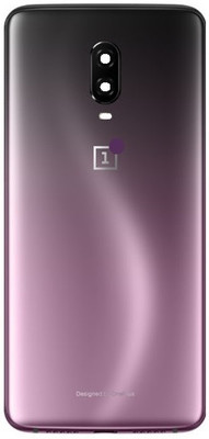 KezeMize OnePlus 6T (with Camera Lens) (with Proper Logo) (Glass) Back Panel(Thunder Purple)