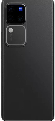 Kraze4blaze Vivo V30 (Best Quality)(With Camera Lens)(With Proper Logo) Back Panel(Noble Black)