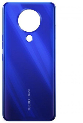 Sandreezz Tecno Spark 6 (KE7) (with Proper Logo) Back Panel(Blue)
