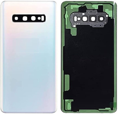 SPAREWARE SAMSUNG Samsung Galaxy S10 Plus -Prism White (WITH CAMERA LENS) Back Panel(Silver)