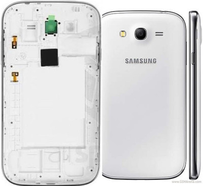 imbi Samsung Galaxy Grand Neo Plus I9060 Power and Volume Button Camera Glass Full Panel(White)
