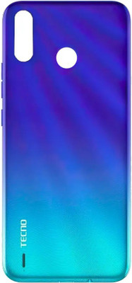 Sandreezz Tecno Spark 4 Lite (BB4K) (with Proper Logo) Back Panel(Blue)