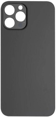 FixHub Apple iPhone 12 PRO MAX BACK GLASS COMPATIBLE Back Panel(BLACK)