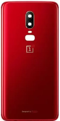 SRaccessories OnePlus 6 With Camera Lens Back Panel(Red)