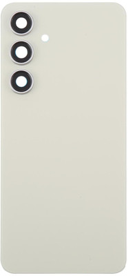 Spares4ever Samsung Galaxy S24 FE Light Yellow Back Glass Panel with Camera Lens Back Panel(Light Yellow)