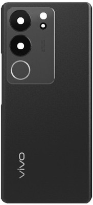 Sandreezz Vivo V29 Pro (5G) (Glass) (With Camera lens Ring) (with Proper Logo) Back Panel(Space Black)