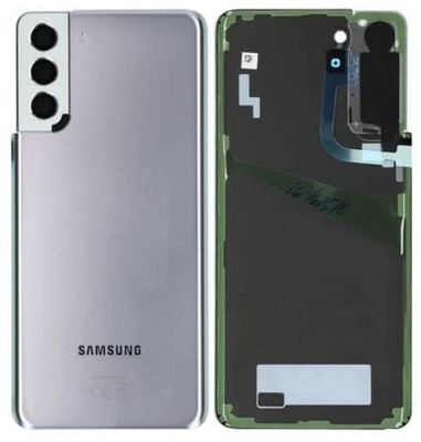 Srewingt campatible for Samsung Galaxy S21 Plus(Glass) Back Panel(Phantom Silver)