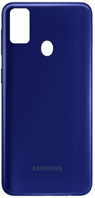 Sandreezz Samsung Galaxy M21 (with Proper Logo) Back Panel(Blue)