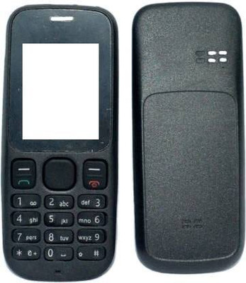 imbi Nokia 100 Front Back Body With Keypad Front & Back Panel(Black)