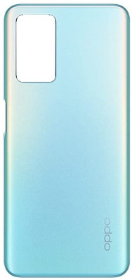 Kraze4blaze Oppo A76 (With Proper Logo) Back Panel(Glowing Blue)