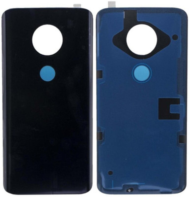 Sandreezz Motorola Moto G7 (Glass) (with Proper Logo) Back Panel(Ceramic Black)