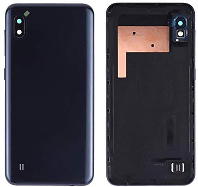 imbi Samsung Galaxy A10 Power And Volume Button Camera Glass Back Panel(Black)