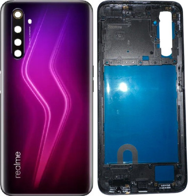 Sandreezz Realme 6 Pro (with Proper Logo) (With Middle Ring & Side Volume Power Buttons) Full Panel(Lightning Red)
