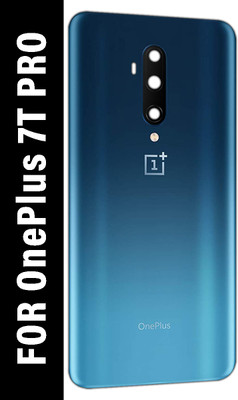 SUFO OnePlus 7T PRO With Camera Glass Back Panel(Haze Blue)