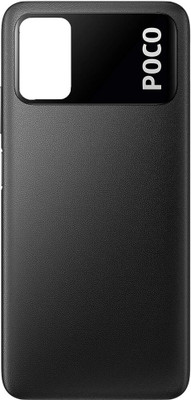 SPAREWARE REDMI Poco M3 -Black Back Panel(Black)