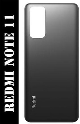 Flipkart SmartBuy Redmi Note 11 / Note 11s (BLACK) Back Panel(Space Black)
