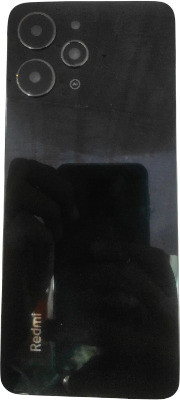 MJ PREMIUM QUALITY Redmi Mi12 4g Back Panel(Black)