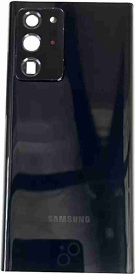 HNVIEW Samsung note 20 ultra With camera lens compatible back glass with logo Back Panel(BLACK)