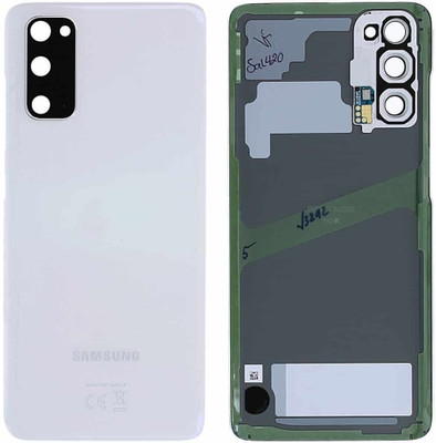 SPAREWARE Samsung Samsun S20-White (WITH CAMERA LASS LENS) Back Panel(White)