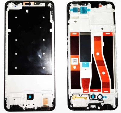 Sandreezz OPPO A74 5G (Original Front Housing LCD Frame) Front Panel(Black)