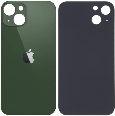 Unique4Ever Apple iPhone 13 Glass Back Panel(Green)