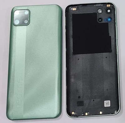 Docile Docile Realme C11 2021 Back Panel Premium Replacement Rear Body Cover Back Panel(green)