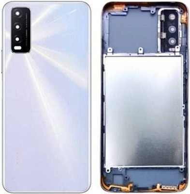 SRaccessories Vivo Y20 (Housing Body) (Side Keys with Middle Body) Full Panel(Dawn White)