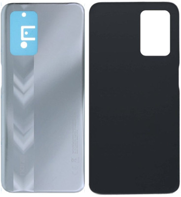 Sandreezz Realme Narzo 30 5G (Best Quality) (with Proper Logo) Back Panel(Racing Silver)