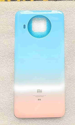 HNVIEW REDMI MI 10I BACK GLASS PANEL WITH COMPATIBLE LOGO Back Panel(WHITE)